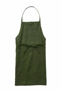 Fog Linen Work shop 44 Fog Linen Work Linen Daily Apron Green Laurel
