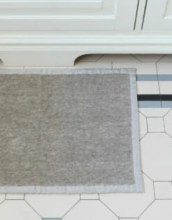 Fog Linen Work Linen Pile Bath Mat -Fog Linen Work shop 000000000510 03 l