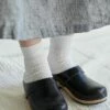 Fog Linen Work Linen Rib Socks White -Fog Linen Work shop 000000004023 01 l
