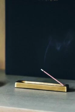 Fog Linen Work shop 21 Fog Linen Work 【restocked】Brass Incense Stand (rectangle)