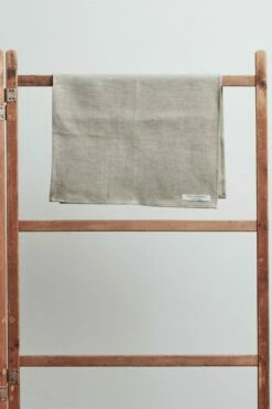 Fog Linen Work Chambray Linen Towel M "Natural"