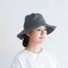 Fog Linen Work Cree Linen Hat Acier