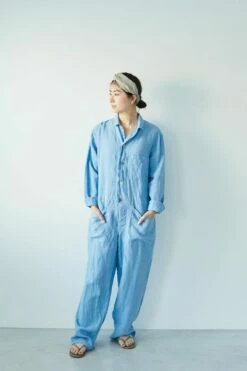 【new】Linen Twised Hair Band Natural -Fog Linen Work shop 000000006202 04 l