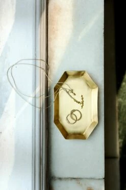 Fog Linen Work 【new】 Brass Plate Long Octagonal S -Fog Linen Work shop 000000006324 04 l