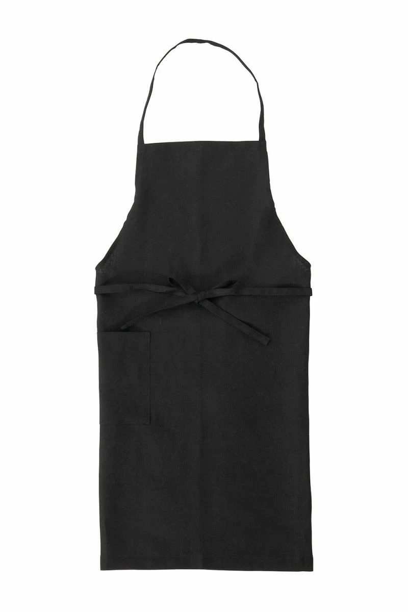 Fog Linen Work 【new】 Linen Daily Apron Black 3 Fog Linen Work 【new】 Linen Daily Apron Black