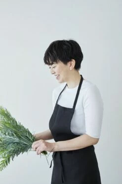 Fog Linen Work 【new】 Linen Daily Apron Black 14 Fog Linen Work 【new】 Linen Daily Apron Black -Fog Linen Work shop 000000006343 05 l