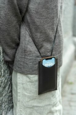 Fog Linen Work 【new】 Leather Phone Folder -Fog Linen Work shop 000000006369 06 l