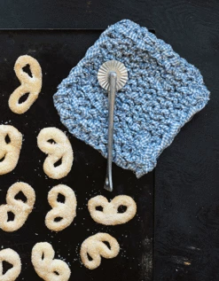 Fog Linen Work Linen Tape Knitted Mat