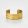 Fog Linen Work Brass (Wide) Bracelet Herringbone -Fog Linen Work shop 16050