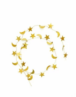 Fog Linen Work Brass Star Garland -Fog Linen Work shop 2609 1