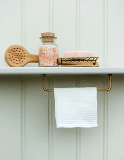 Fog Linen Work Brass Towel Bar Small