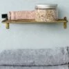 Fog Linen Work Brass Wire Shelf