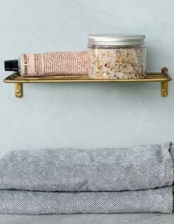 Fog Linen Work Brass Wire Shelf