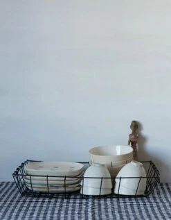 Fog Linen Work Desk Basket (Medium) -Fog Linen Work shop 356 2