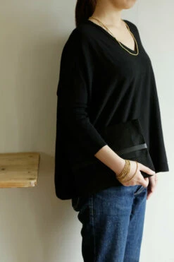 Fog Linen Work Brass Beads Necklace L -Fog Linen Work shop 398 2