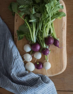 Fog Linen Work Linen Kitchen Cloth Grey White Stripes -Fog Linen Work shop 45 3