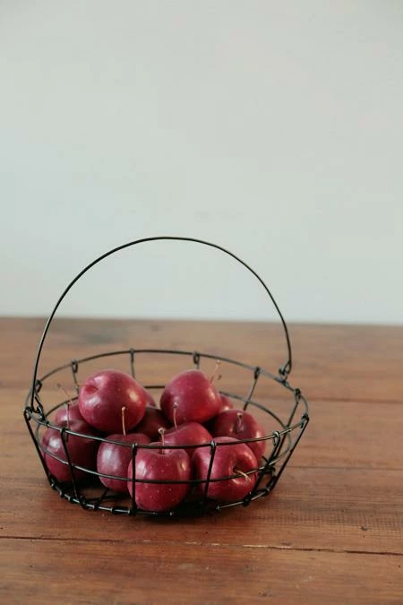 Fog Linen Work Round Basket 4 Fog Linen Work Round Basket - Image 2