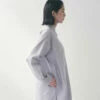 SilkCotton ILA Shirt SILVER 2 SilkCotton ILA Shirt SILVER -Fog Linen Work shop FJW022 SIL 2