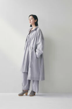 SilkCotton RIDDHI Coat SILVER