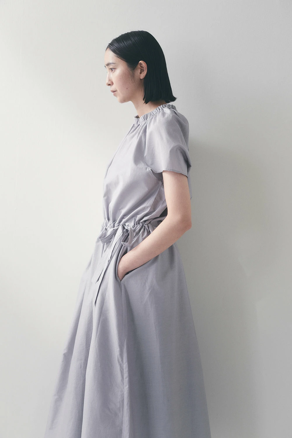 SilkCotton DATTA Dress SILVER 3 SilkCotton DATTA Dress SILVER