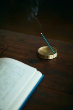 Fog Linen Work shop 17 Fog Linen Work 【restocked】Brass Incense Stand (round)