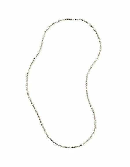 Fog Linen Work Silver Plated Beads Necklace S 3 Fog Linen Work Silver Plated Beads Necklace S