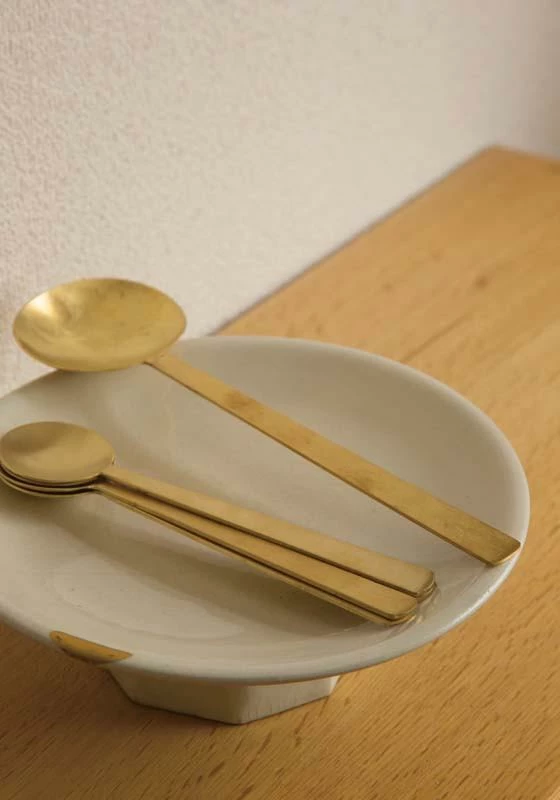 Fog Linen Work Brass Spoon Small 3 Fog Linen Work Brass Spoon Small