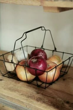 Fog Linen Work Grocery Basket (Medium)