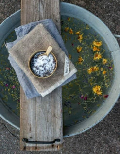 Fog Linen Work Linen Pile Bath Mitten -Fog Linen Work shop LHT040 N m 02 dl