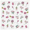 Fog Linen Work 【new】Linen Handkerchief Pink Flowers -Fog Linen Work shop LIB125 FL4 1