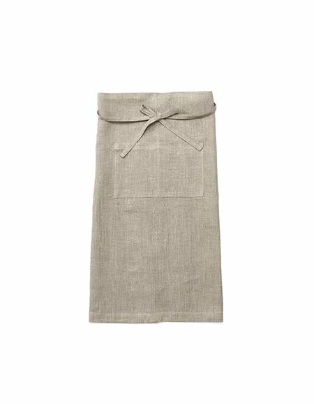 Fog Linen Work Linen Garcon Apron Natural 4 Fog Linen Work Linen Garcon Apron Natural - Image 2