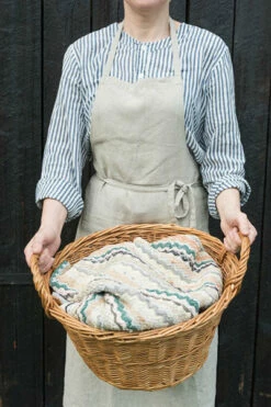 Fog Linen Work Full Apron Natural -Fog Linen Work shop LKA004 N m 04 dl