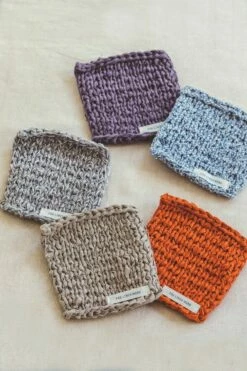 Fog Linen Work Linen Tape Knitted Mat -Fog Linen Work shop LTE382 1