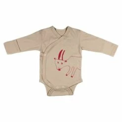 Fog Linen Work Baby Rompers "Goat"