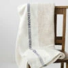 Fog Linen Work Knitted Cotton Blanket -Fog Linen Work shop cotton blanket 2