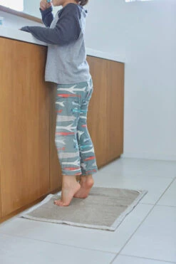 Fog Linen Work Linen Pile Bath Mat