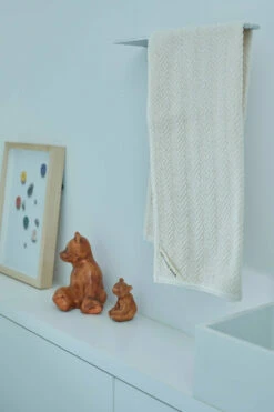 Herringbone Cotton Towel M -Fog Linen Work shop image14036691