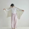 Fog Linen Work Chambray Linen Towel L "Natural White Stripes" -Fog Linen Work shop towel4